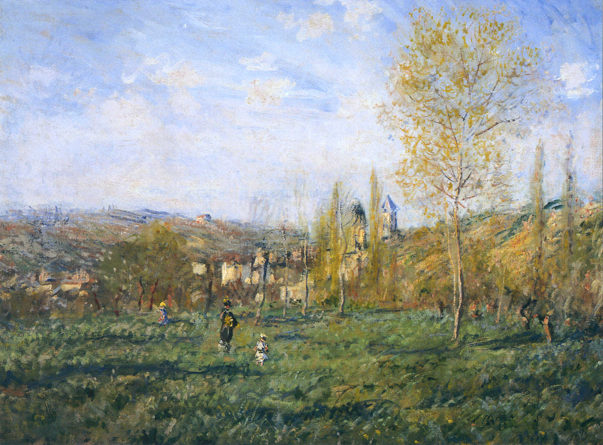Springtime in Vetheuil 1880